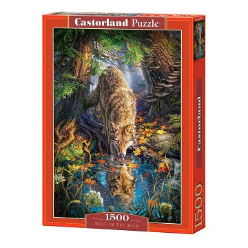 Castorland Puzzle „Wolf in der Wildnis“, 1500 Teile.