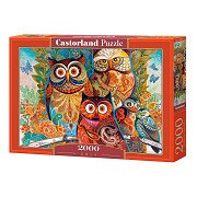 Castorland Puzzle Eulen, 2000 Teile.