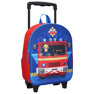 Fireman Sam 3D Trolley Backpack