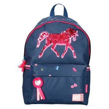 Milky Kiss Backpack Horse with Sequins