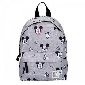 Mickey Mouse Little Friends Backpack Gray