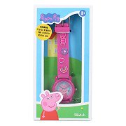 Peppa Pig Kinderuhr mit Armbanduhr !