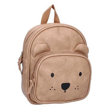 Kidzroom Rugzak Porto Beary Excited Leer