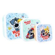 Woezel & Pip Lunchbox 3-in-1 Frische Häppchen