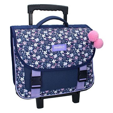 Milky Kiss Flower Bomb Trolley-Boekentas