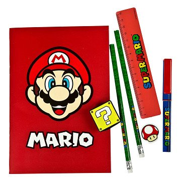 Super Mario Schrijfset, 7dlg.