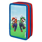 Super Mario 3-Compartment Filled Pouch
