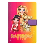 Undercover Rainbow High Notebook with Magnetic Closure