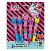 Undercover L.O.L. Surprise! 2in1 Felt Pen and Stamp, 5pcs.