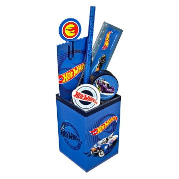 Hot Wheels Desk set, 7 pieces.