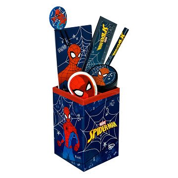 Spiderman Desk set, 7 pieces.