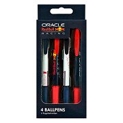 Ballpoint pens Red Bull Racing Max Verstappen, 4 pcs.