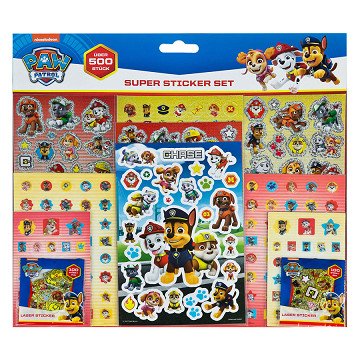 Super Sticker-Set PAW Patrol, 500 Stk.