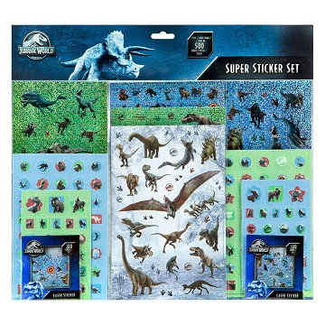 Super Sticker set Jurassic World, 500 pcs.