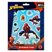 Sticker Fun Marvel Spiderman, 8 Vellen