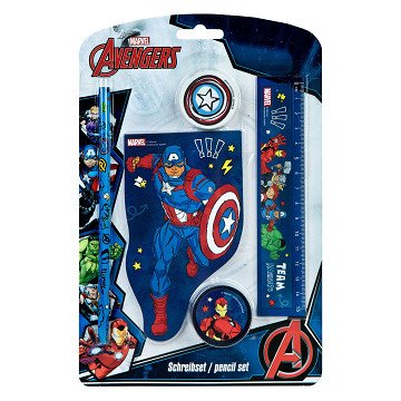 Writing set Avengers, 5 pcs.