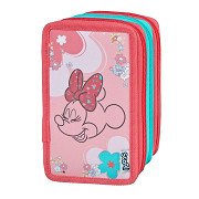 3-Compartment Filled Pencil Case Minnie Mouse