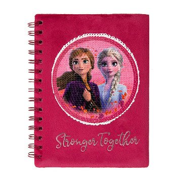 Notizbuch A5 Disney Frozen mit Pailletten