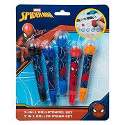 Stiften met Rolstempel Spiderman, 5st.