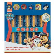 Coloring set with erasers PAW Patrol, 29 pcs.