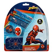 Spiderman school set, 6 pieces.