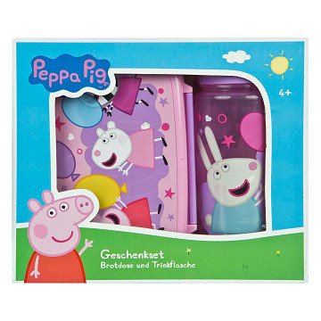 Peppa Pig Lunch Box and Drinking Bottle
