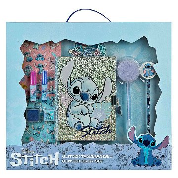 Stich-Glitzer-Tagebuch-Set