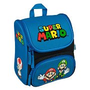 School Backpack Super Mario Blue