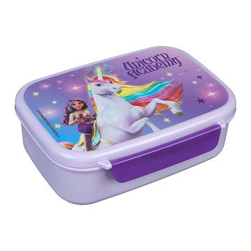 Unicorn Academy Lunchbox with Snack Tray