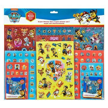 Super Aufkleber-Set PAW Patrol, 500-tlg.