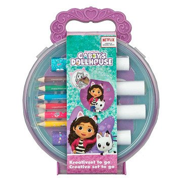 Gabby's Dollhouse Creative Coloring Set in Case