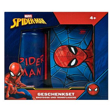 Spiderman Lunch Box and Drinking Bottle