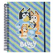 Schablonen- und Farbset Bluey - 49-teilig.