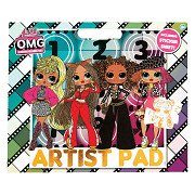 LOL. Artist Pad Malbuch mit Stickerbogen