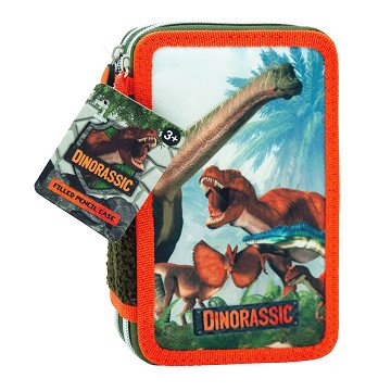 Dinorassic Federmäppchen mit 2 Fächern