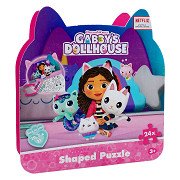 Gabby's Dollhouse Shaped Puzzle, 24pcs.