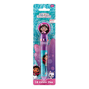 Gabby's Dollhouse 10-Farben-Stift mit Topper