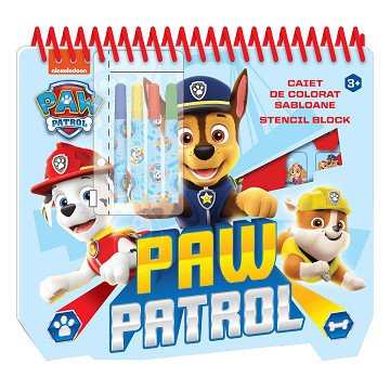 PAW Patrol Stencil Tekenblok A4