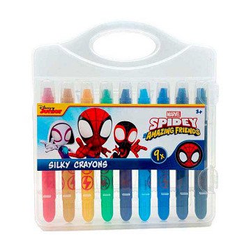 Spidey Silky Gelkrijtjes - 9st