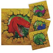 Dino Napkins, 16pcs. - 2 layers