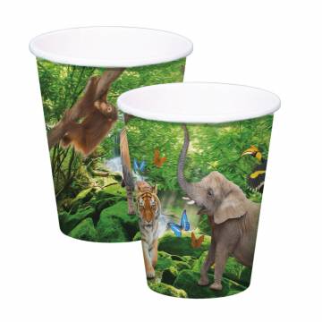 Safari Cups, 8pcs.