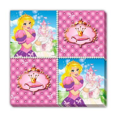 Princess Napkins, 16 pcs.