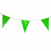 Lime green bunting, 10mtr.