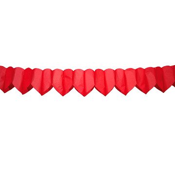 Garland Heart Red