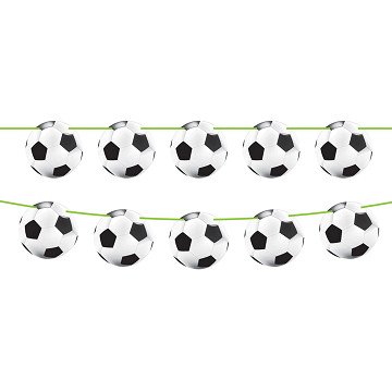 Fußball-Wimpelkette, 6 m.