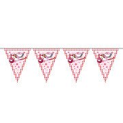 Pinke Flaggenleine, 6 mtr.