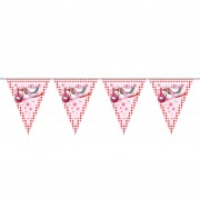 Pink Flags line, 6mtr.