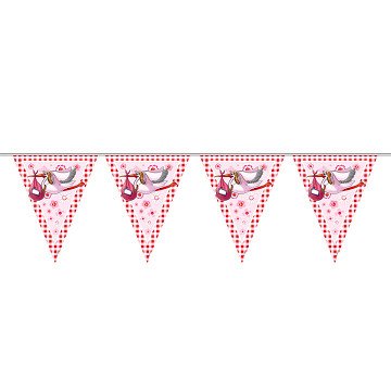 Pinke Flaggenleine, 6 mtr.