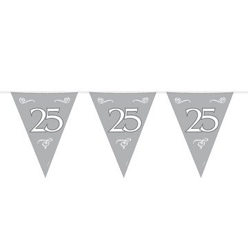 Flaggenlinie - 25 Jahre, 10 Meter.