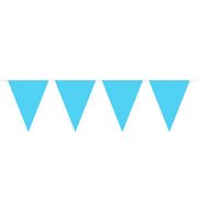 Light blue Mini Bunting, 3mtr.